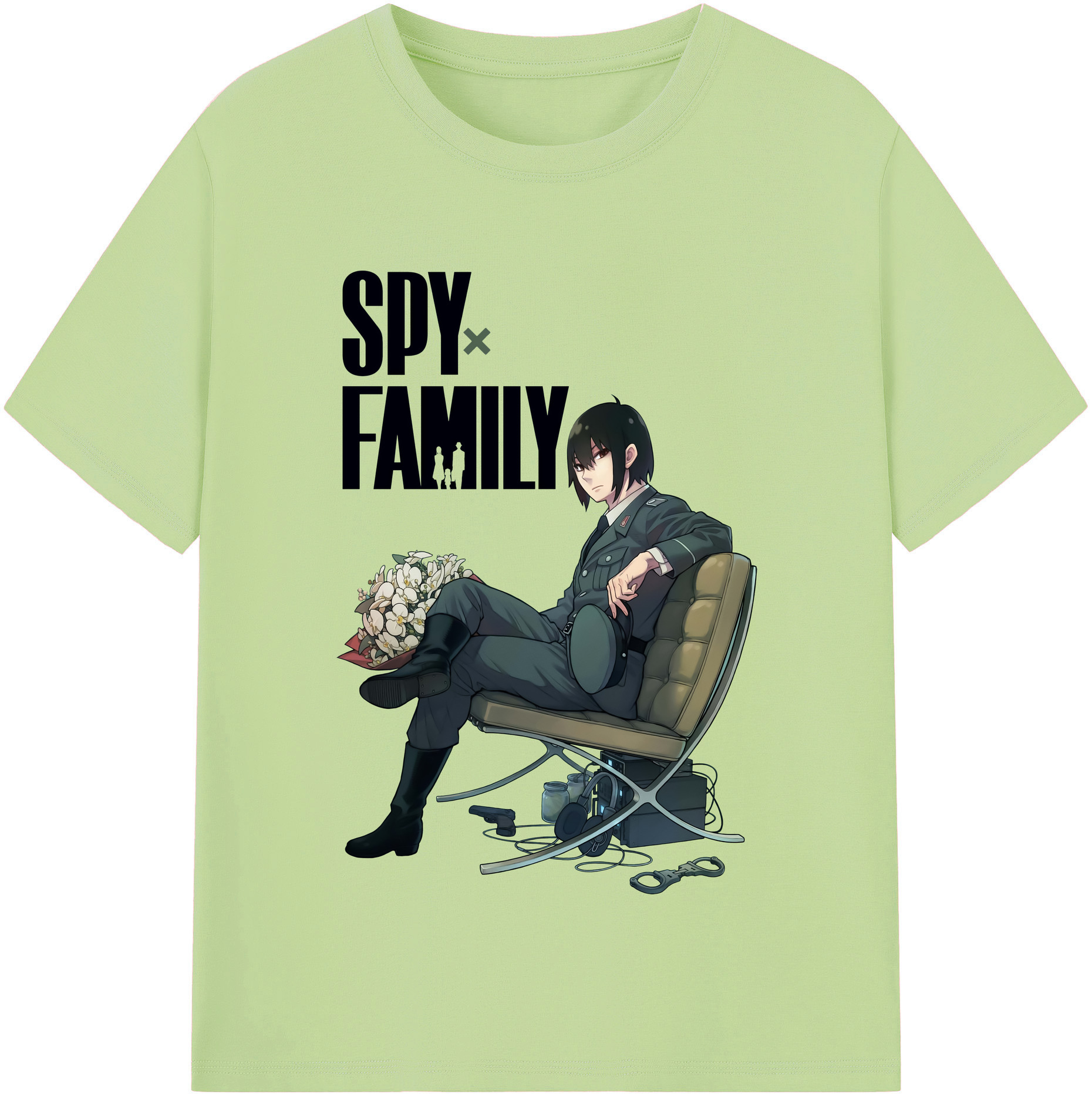 （画像用） SPY×FAMILY间谍家家酒 綿100％半袖Tシャツ（フロントプリント）